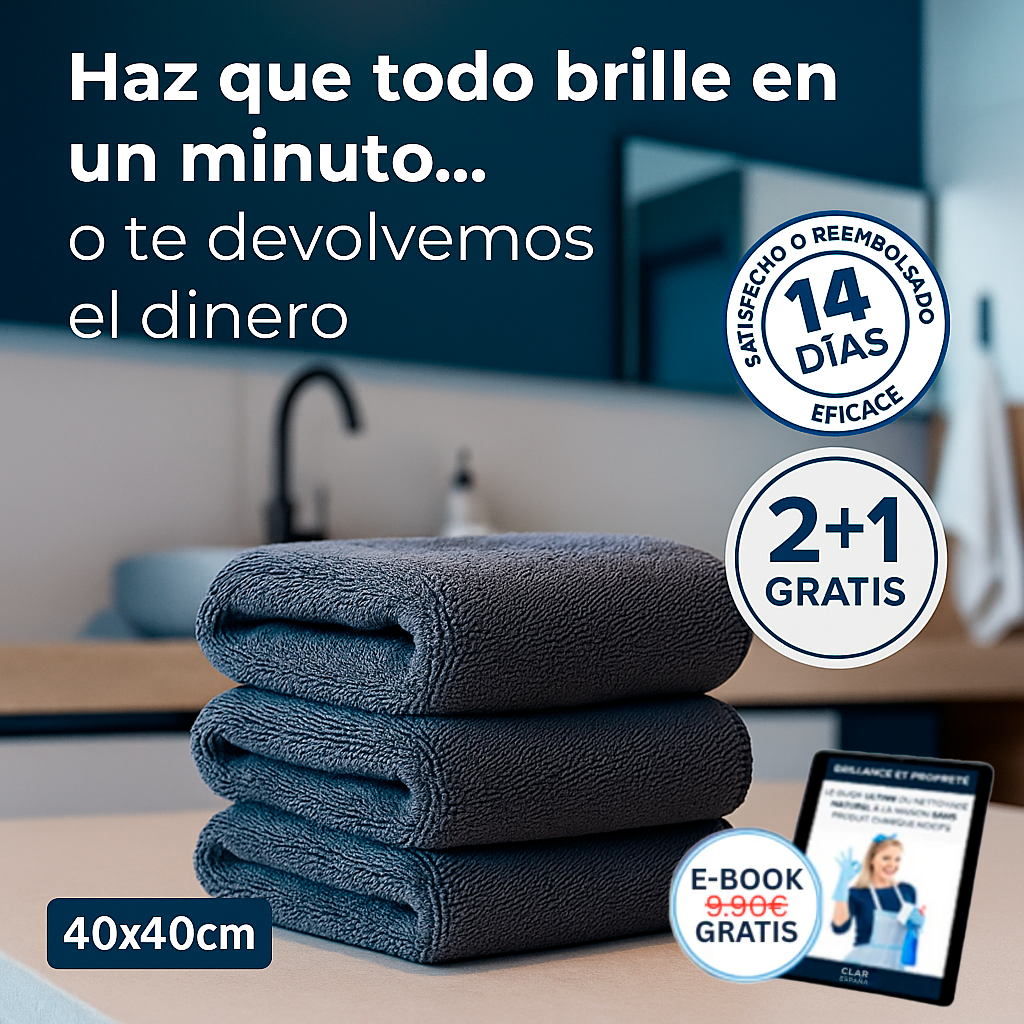 Todo limpio - Paños de microfibras XXL