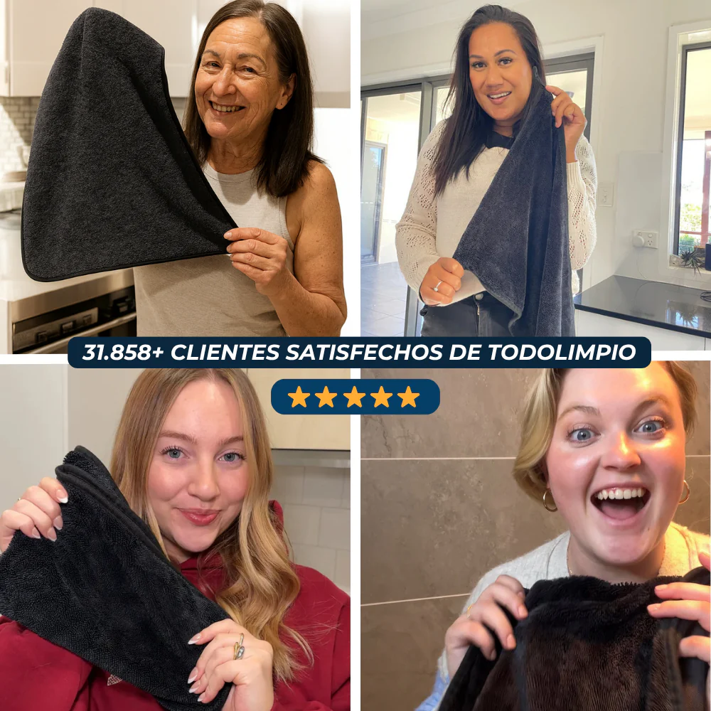 Todo limpio - Paños de microfibras XXL